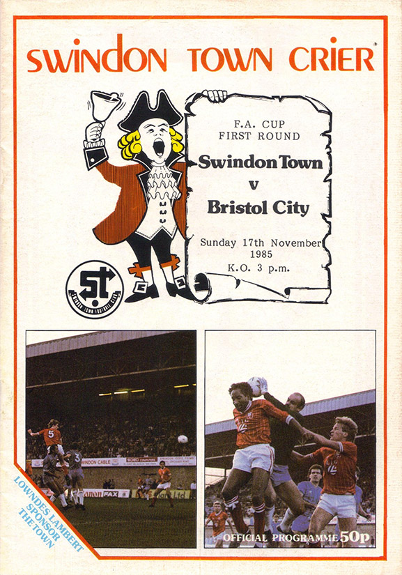 <b>Sunday, November 17, 1985</b><br />vs. Bristol City (Home)